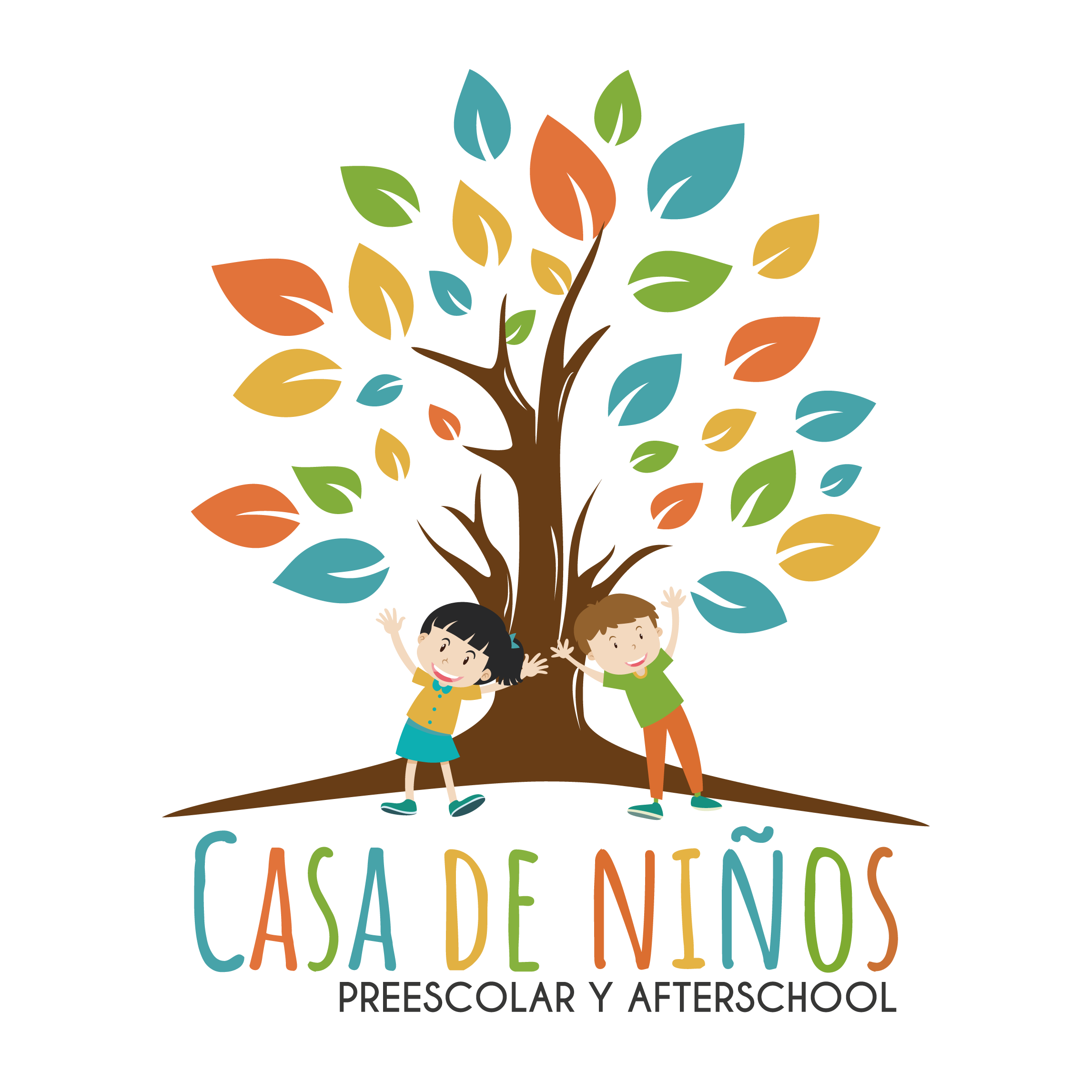 Logotipo oficial de Casa de Niños, escuela maternal y preescolar en Zinacantepec